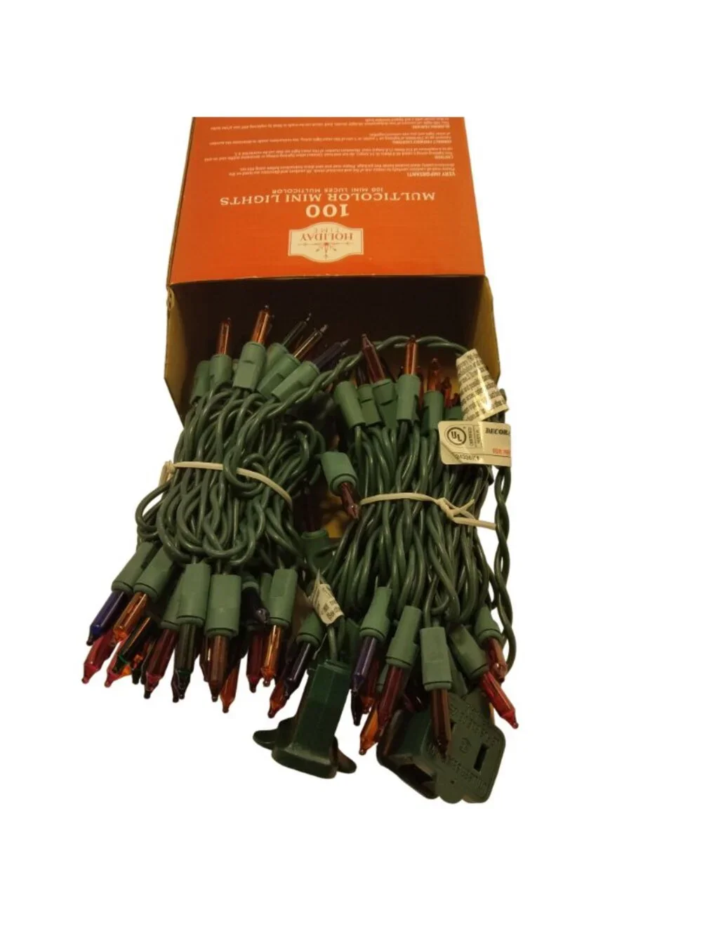 Holiday Time Multicolor 100 Lights Green Wire Wedding Patio Deck Party Christmas
